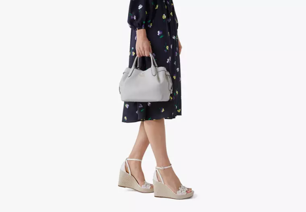 Kate Spade Dumpling Small Satchel Bag Mountain Grey - Ready Stock US - Image 2
