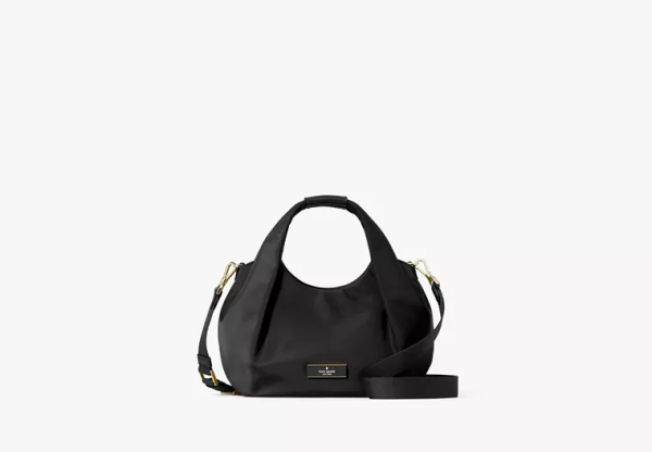 Carter Nylon Small Pleated Crossbody