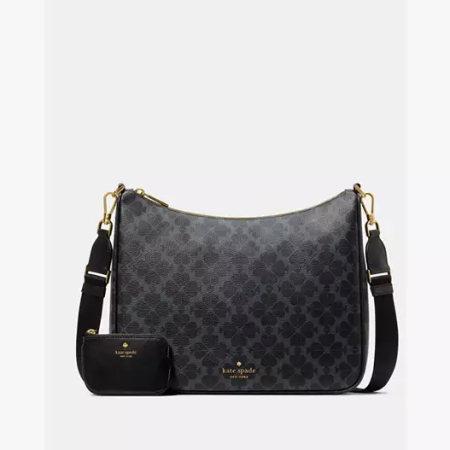 Spade Flower Large Crossbody With Pouch