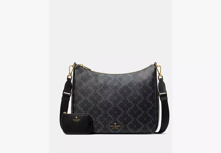 Spade Flower Large Crossbody With Pouch