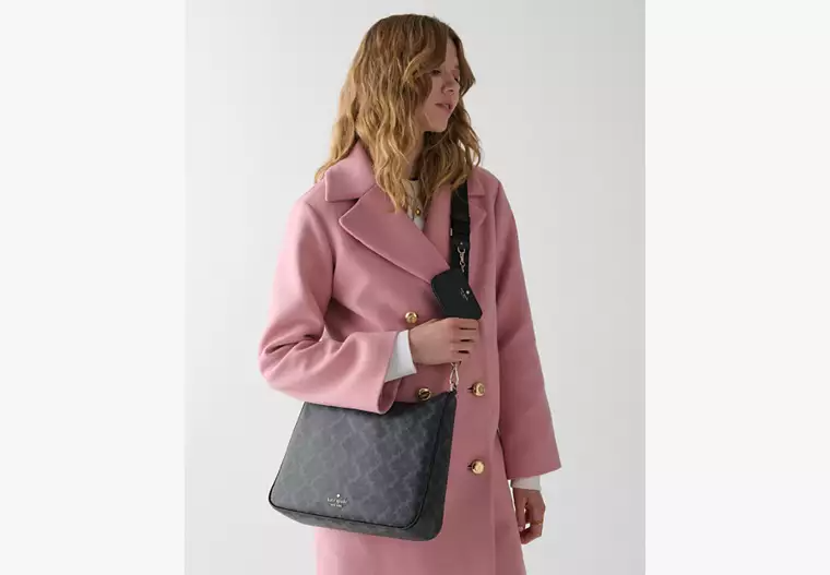 Spade Flower Large Crossbody With Pouch