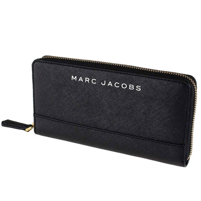 Marc Jacobs Women's Saffiano Leather Wallet Black - Ready Stock Malaysia