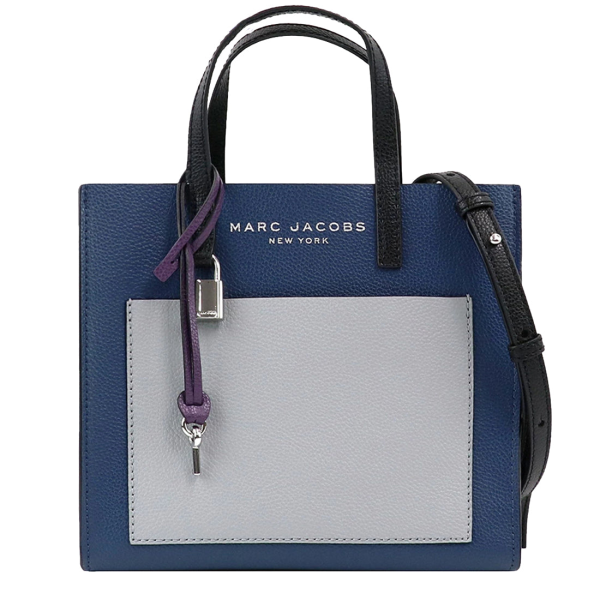 Mini Grind Colorblock Leather Tote Bag