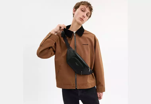 Racer Small Belt Bag In Signature Canvas