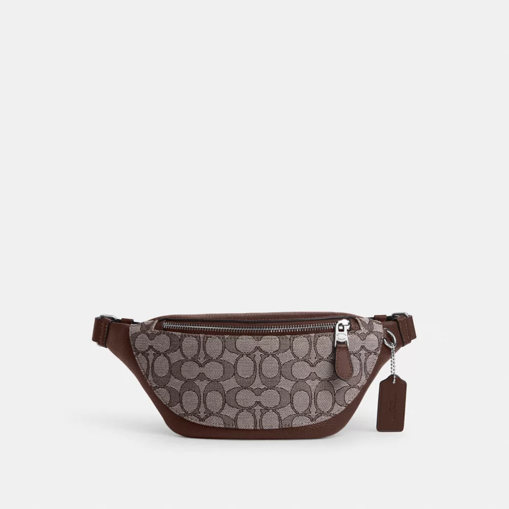 Warren Mini Belt Bag In Signature Jacquard
