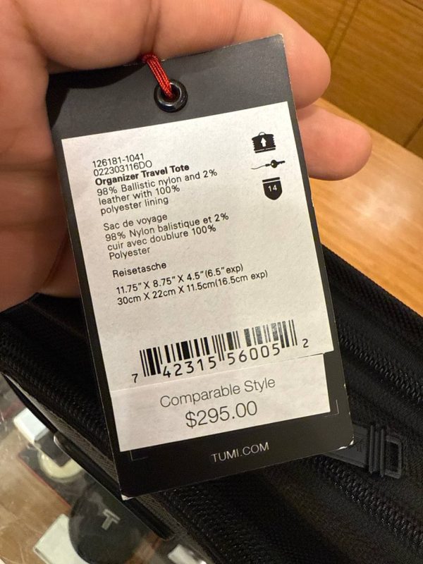 Tumi Organizer Travel Tote