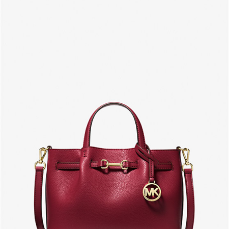 Carson Small Pebbled Leather Satchel