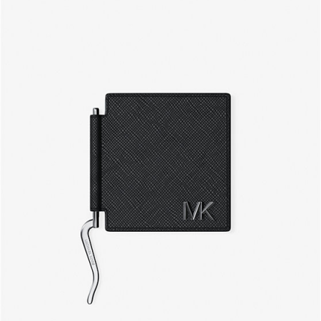 Edison Scratch-Resistant Leather Card Case with Money Clip