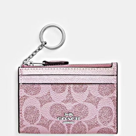 Mini Skinny Id Case In Signature Canvas