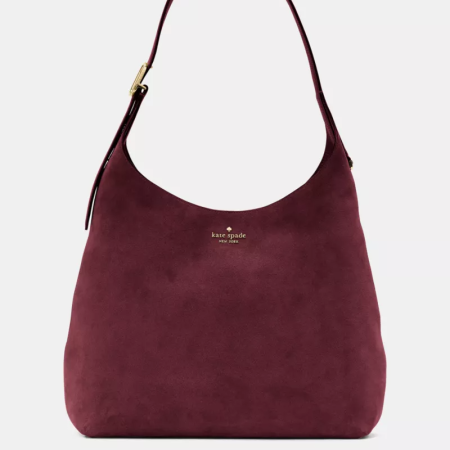 454 Suede Large Shoulder Bag