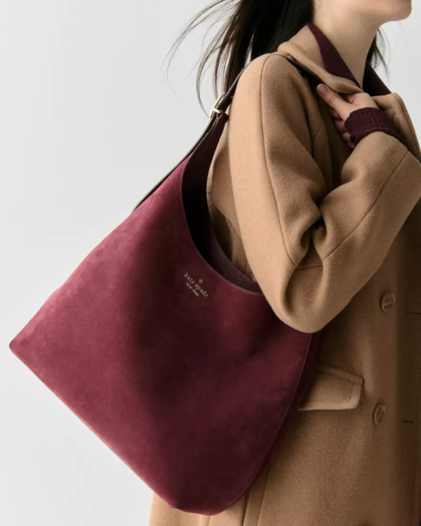 454 Suede Large Shoulder Bag