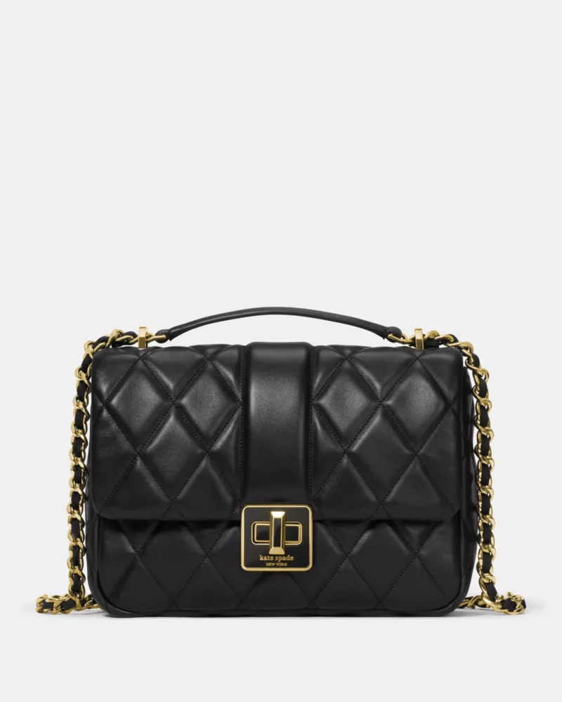 Carey Quilted Small Flap Crossbody