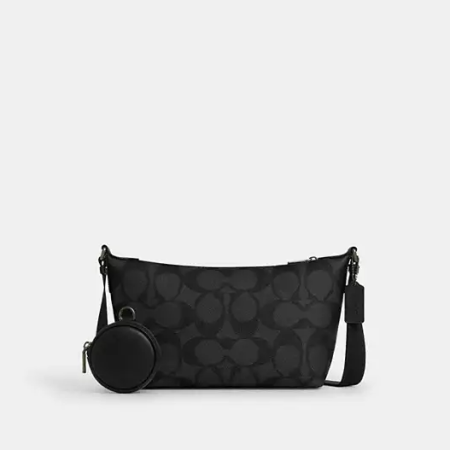 Small Finn Crossbody Bag With Pouch In Maxi Signature Canvas