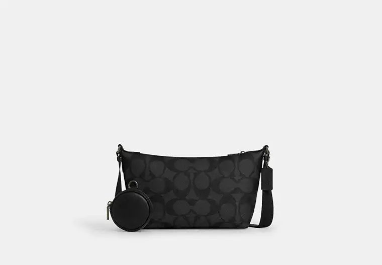 Small Finn Crossbody Bag With Pouch In Maxi Signature Canvas