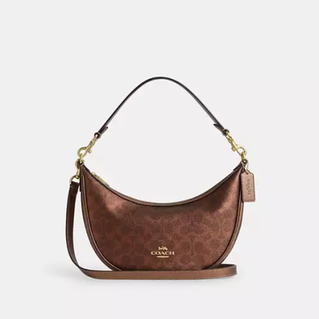 Aria Shoulder Bag In Signature Canvas