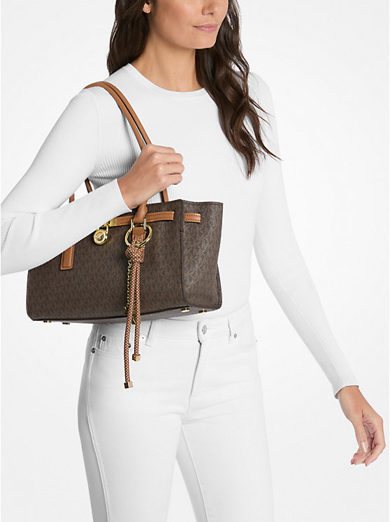 Hamilton Moderne Small Signature Logo Satchel