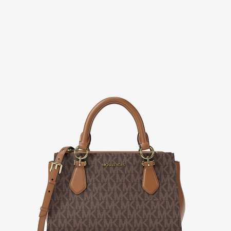 Marilyn Small Signature Logo Messenger Bag