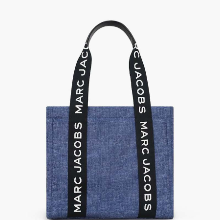 Large Denim Effect Marc-Et Tote