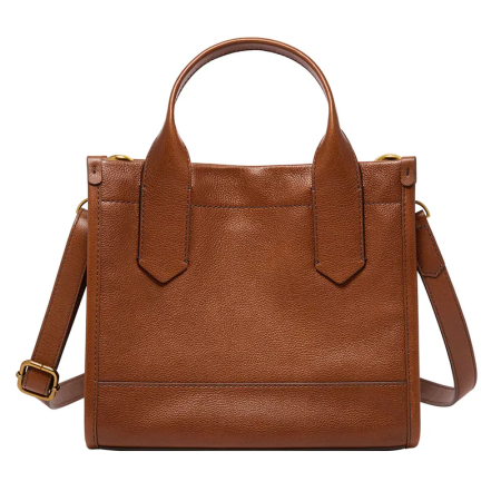 Fossil Kyler Satchel Medium Brown