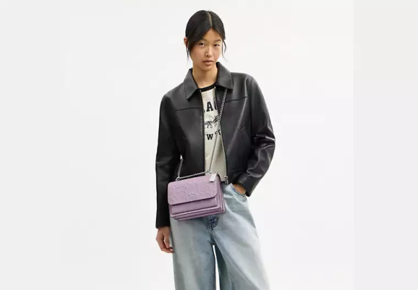 Klare Crossbody Bag In Signature Leather