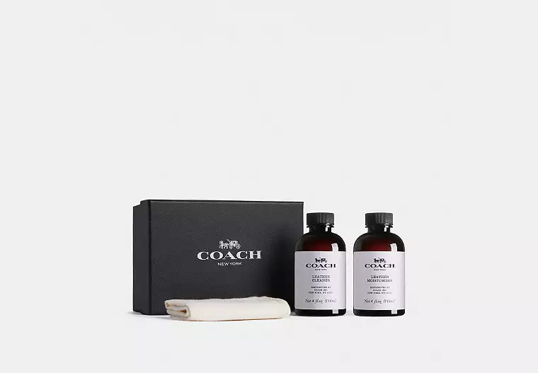 Coach leather care kit official brand cleaner conditioner set product