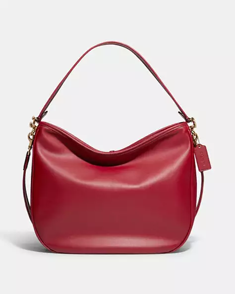 Coach Studio Bag red leather modern clean minimalist silhouette