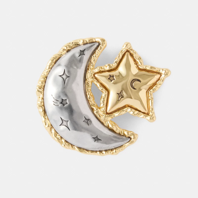 Coach Sun Brooch gold celestial 2026 official coach.com