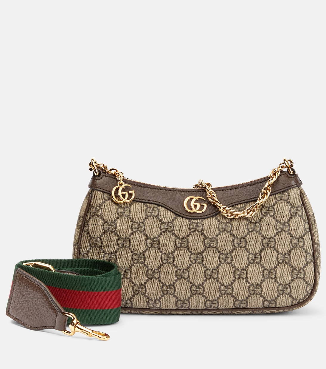 Gucci Ophidia GG Supreme small shoulder bag beige ebony 2026