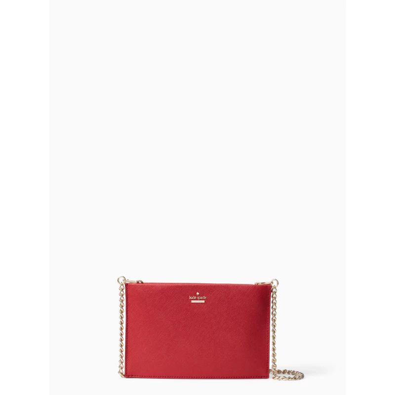 Kate Spade Cameron Street leather structured bag cherry red 2024