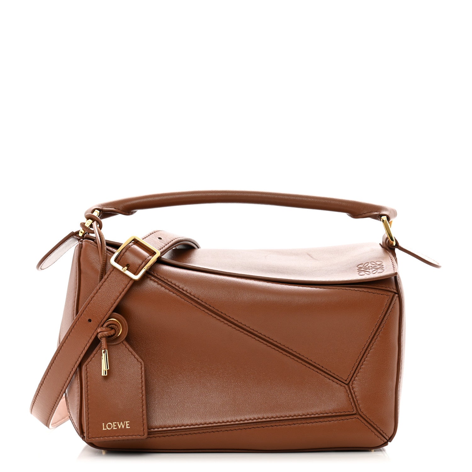 Loewe Puzzle bag small grained calfskin tan 2024
