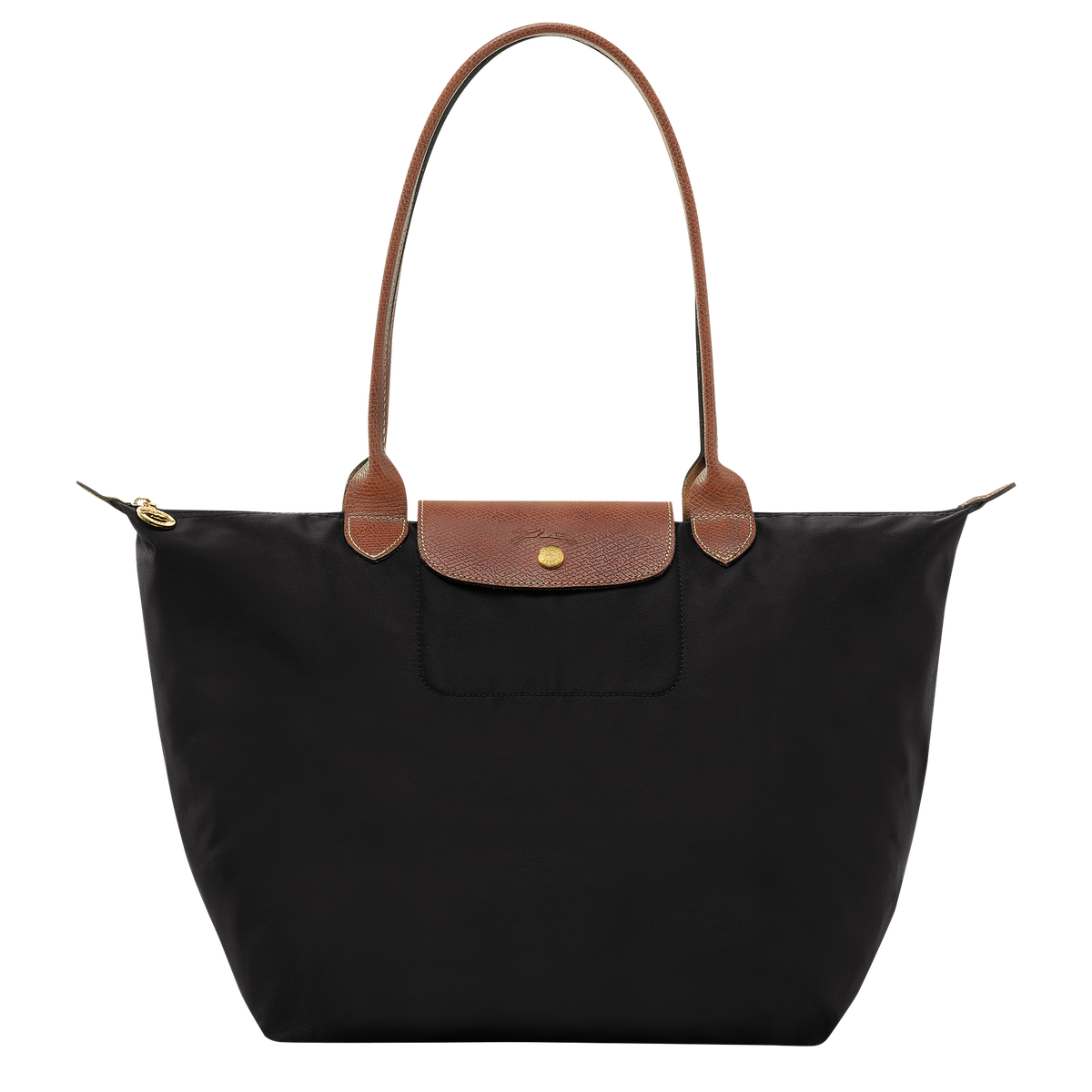 Longchamp Le Pliage large nylon tote bag black classic