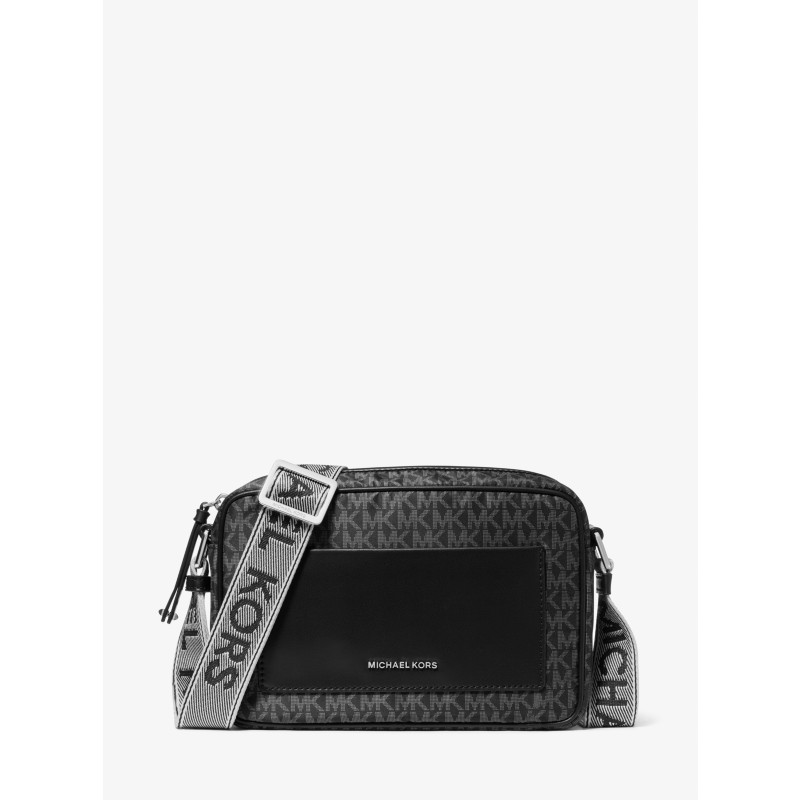 Michael Kors Jet Set Crossbody Signature MK print black 2024