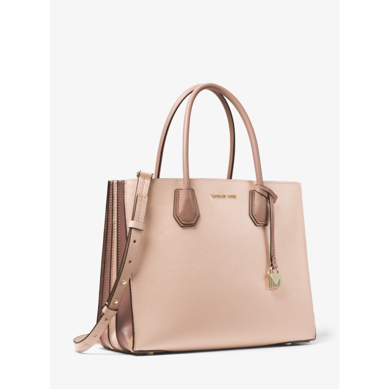 Michael Kors Mercer large convertible leather tote bag