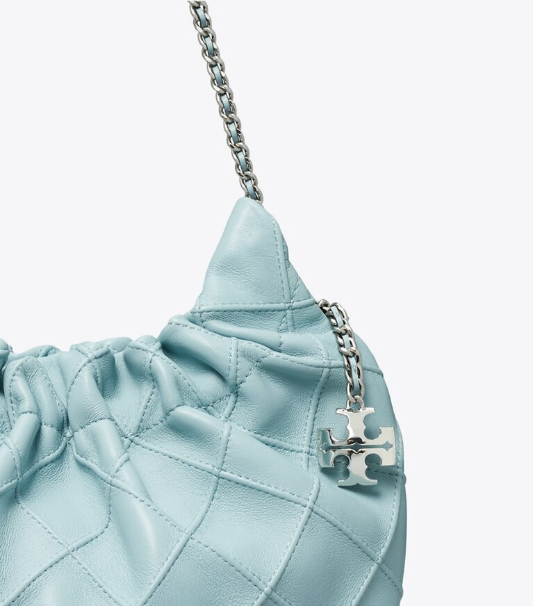 Tory Burch Fleming Soft mini bag tory navy quilted lambskin official store 2024