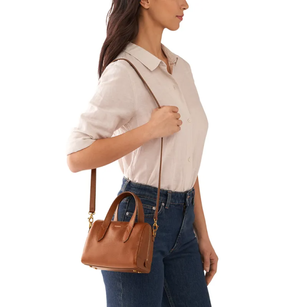 Sydney Mini Satchel Brown