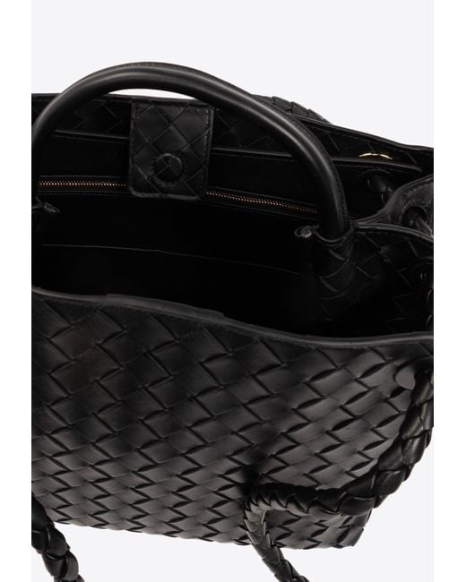 Bottega Veneta Andiamo Medium tote black intrecciato leather 2025