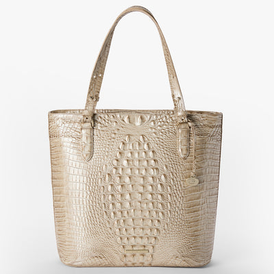 Brahmin Mona tote bag spring 2026 tan cream neutral