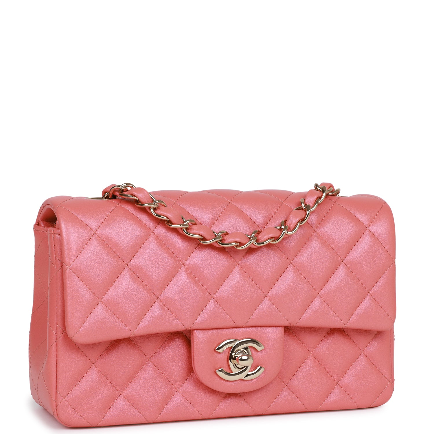 Chanel Classic Flap Small pink lambskin gold hardware 2024
