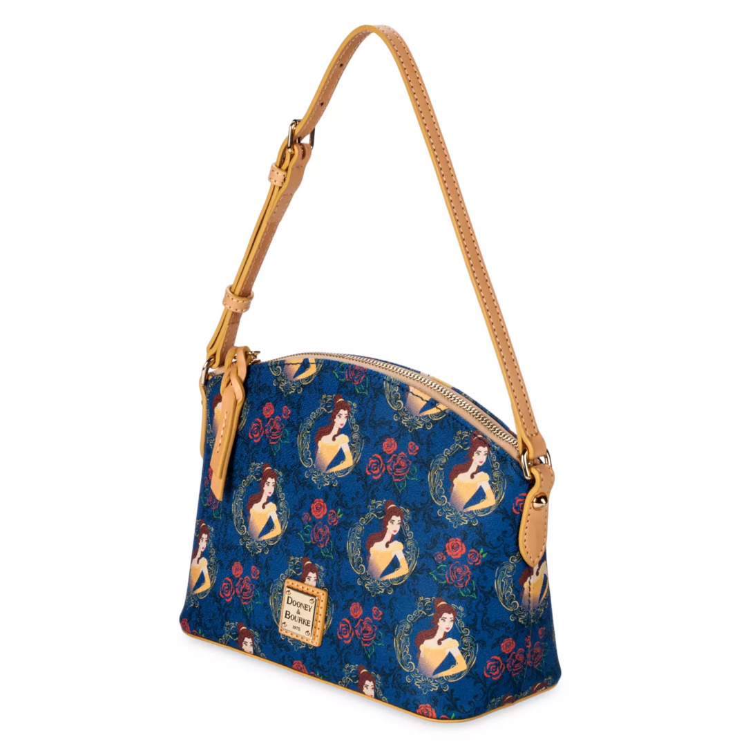 Dooney Bourke Disney bag coated canvas detail leather trim handle close up quality