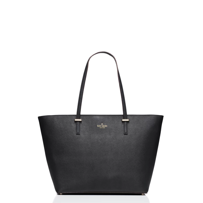 Kate Spade cedar carryall tote black leather professional 2024
