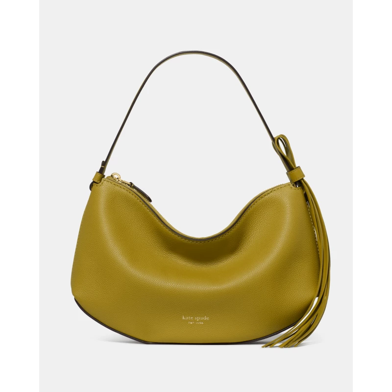 Kate Spade Loop Fringe Strap Shoulder Bag detail close-up strap fringe