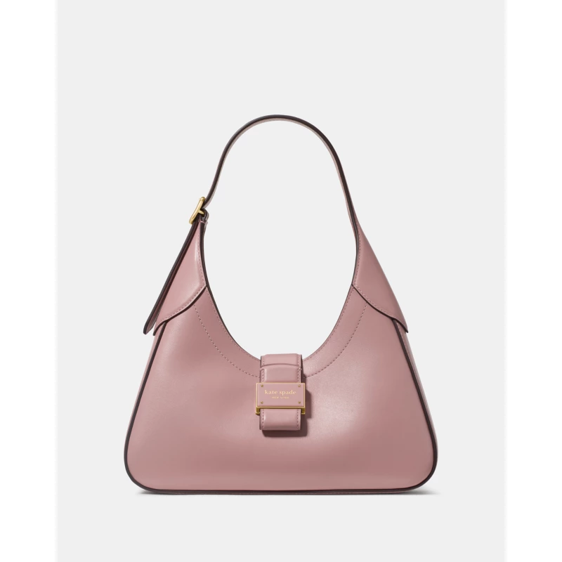 Kate Spade Melinda medium shoulder bag leather blush pink structured 2024
