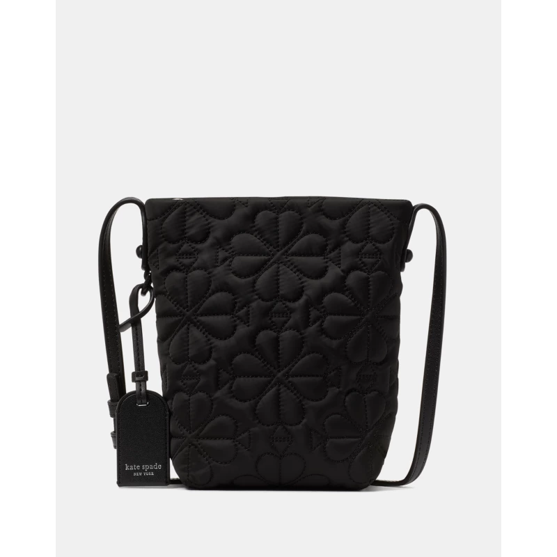 Kate Spade Outlet quilted crossbody bag black 2026