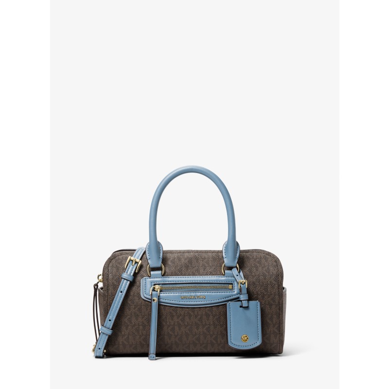 Michael Kors Jet Set Travel Large Tote nylon black gold hardware 2024