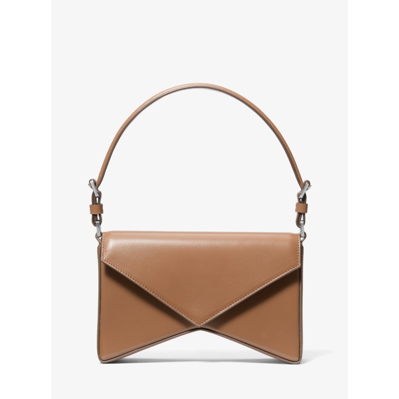 Michael Kors Sutton medium satchel bag brown leather 2024