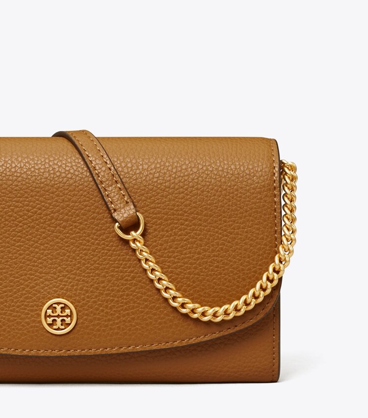 Tory Burch chain wallet pebbled leather crossbody small bag 2025