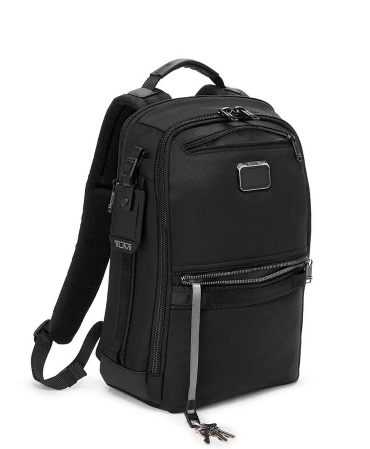 Tumi Alpha Bravo backpack black ballistic nylon business travel 2024