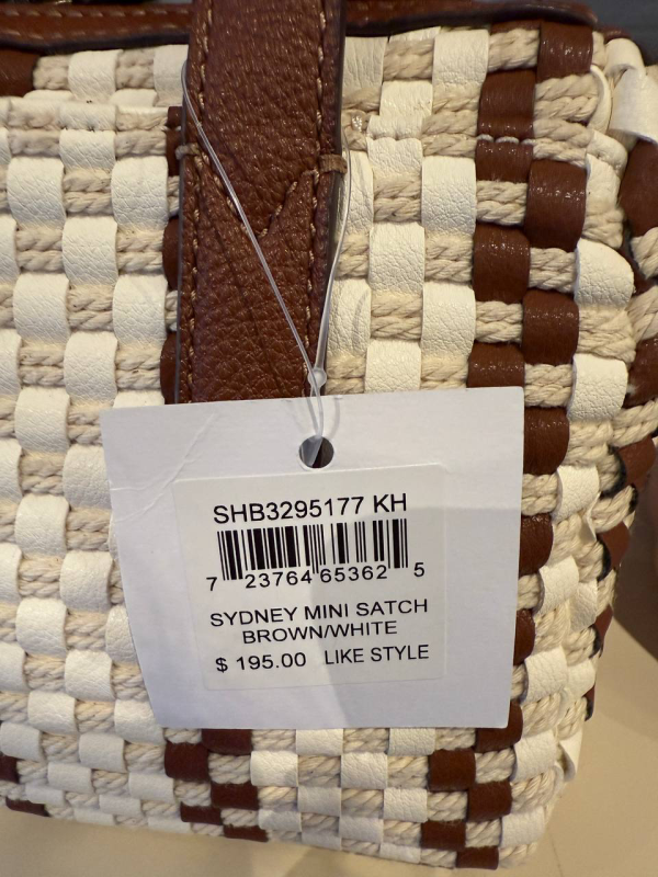 Fossil Sydney Mini Satchel Brown/White