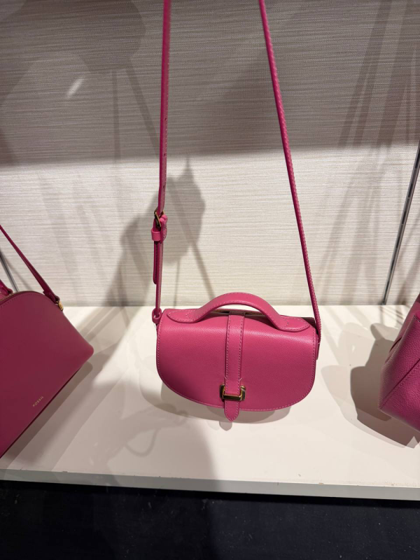 Fossil Emery Small Crossbody Confetti Pink