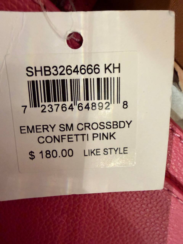 Fossil Emery Small Crossbody Confetti Pink